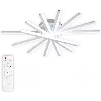 Потолочная люстра светодиодная Natali Kovaltseva INNOVATION STYLE 83142 с пультом ДУ, моб. приложением 200W, белый, LED