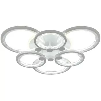 Потолочная люстра светодиодная Ormarr SF7055/7C-WT-BL (Seven Fires)