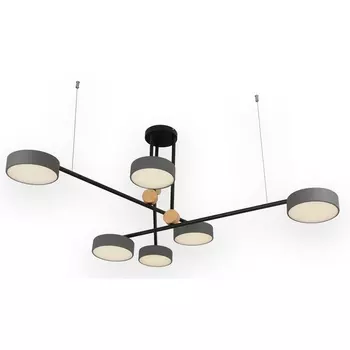 Потолочная люстра светодиодная Kink Light Рапис 07647-6,16(4000K)