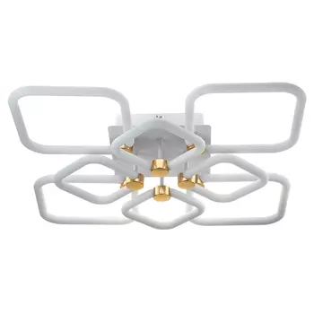 Потолочная люстра (+ночной режим) с пультом светодиодная с ДУ Ritter Ottimo 51617 4 (Умный дом, Алиса)