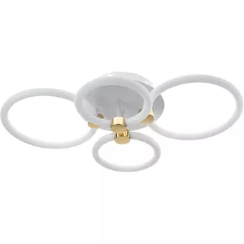 Потолочная люстра (+ночной режим) с пультом светодиодная с ДУ Ritter Ottimo 51612 9 (Умный дом, Алиса)