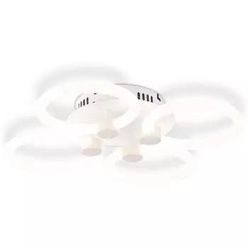 Потолочная люстра (+ночной режим) светодиодная с пультом Ambrella Original FA3808 кольцо