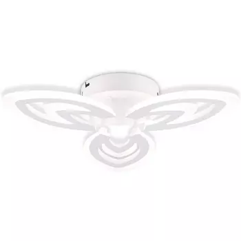 Потолочная люстра (+ночной режим) светодиодная с пультом Ambrella Original FA4545 листья