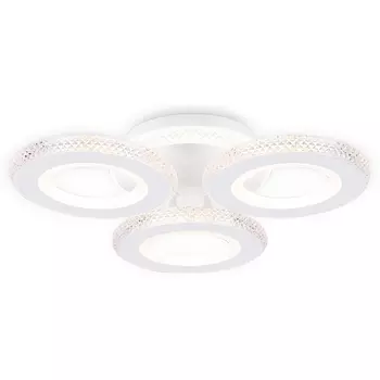 Потолочная люстра (+ночной режим) светодиодная с пультом Ambrella Original FA8866 кольцо