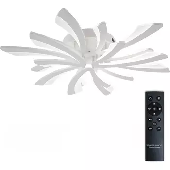 Потолочная люстра светодиодная с пультом ДУ 144W, белый, LED Natali Kovaltseva Vio LED LAMPS 81454