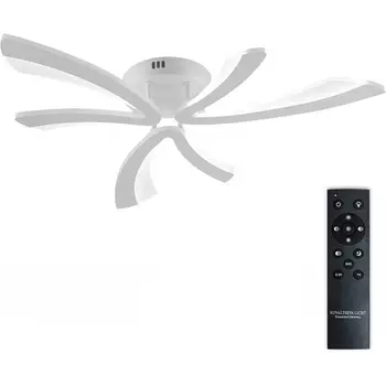 Потолочная люстра (+ночной режим) светодиодная с пультом ДУ 48W, белый, LED Natali Kovaltseva Vio LED LAMPS 81453