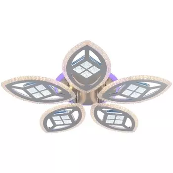 Потолочная люстра (+ночной режим) светодиодная с пультом Escada ALGOL 10216/5LED BL