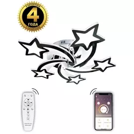 Потолочная люстра светодиодная с пультом и управлением смартфоном регулировка яркости цветовой температуры ночной режим и таймер INNOVATION STYLE 83031 (Natali Kovaltseva)