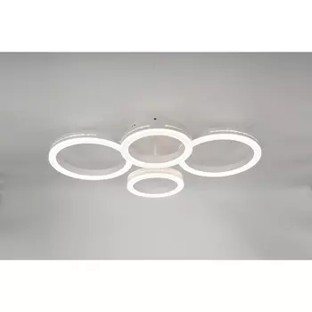 Потолочная люстра светодиодная с пультом кольцо Rivoli Juniper 6187-702