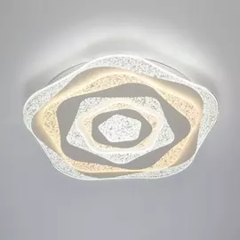 Потолочная люстра светодиодная с пультом, ночным режимом, регулировкой цветовой температуры и яркости Puff 90162/1 (Eurosvet)