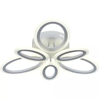 Потолочная люстра светодиодная с пультом регулировкой цветовой температуры и яркости ночным режимом 10207/6LED (Escada)