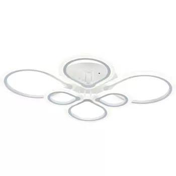 Потолочная люстра светодиодная с пультом регулировкой цветовой температуры и яркости ночным режимом 10217/6LED BL (Escada)