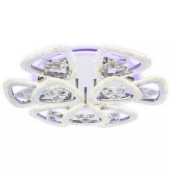 Потолочная люстра светодиодная с пультом регулировкой цветовой температуры и яркости ночным режимом Ambrella Acrylica FA2922