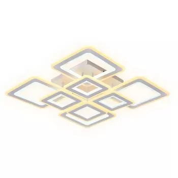 Потолочная люстра светодиодная с пультом регулировкой цветовой температуры и яркости ночным режимом Ambrella Acrylica FA868