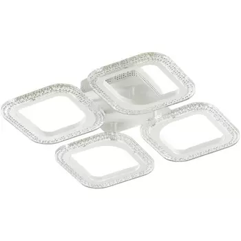 Потолочная люстра светодиодная с пультом регулировкой цветовой температуры и яркости ночным режимом Hunter 5204/64CL (Lumion)