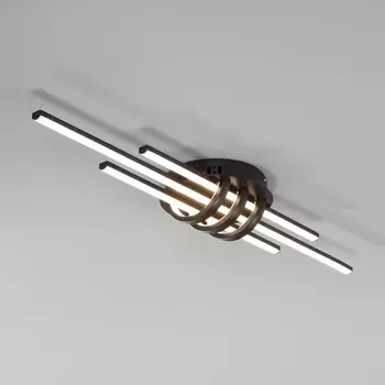 Потолочная люстра светодиодная с пультом регулировкой цветовой температуры и яркости ночным режимом Skyline 90243/3 (Eurosvet)