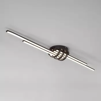 Потолочная люстра светодиодная с пультом регулировкой цветовой температуры и яркости ночным режимом Skyline 90243/4 (Eurosvet)