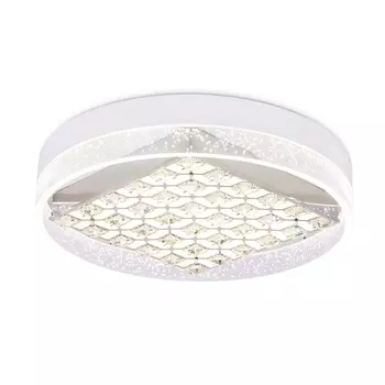 Потолочная люстра светодиодная с пультом регулировкой цветовой температуры и яркости ночным режимом Ambrella Acrylica FA151 (Умный дом)