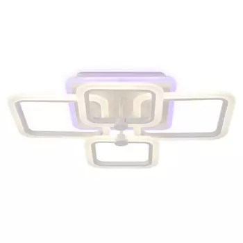 Потолочная люстра светодиодная с пультом регулировкой цветовой температуры и яркости ночным режимом Ambrella Acrylica FA533 (Умный дом)