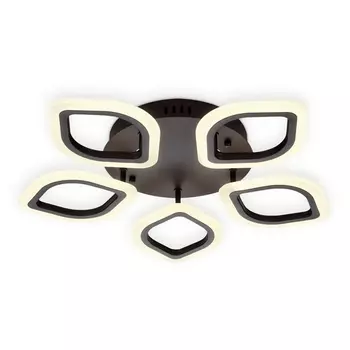 Потолочная люстра светодиодная с пультом регулировкой яркости и цветовой температуры ночным режимом Ambrella Acrylica Original FA443 (Умный дом)