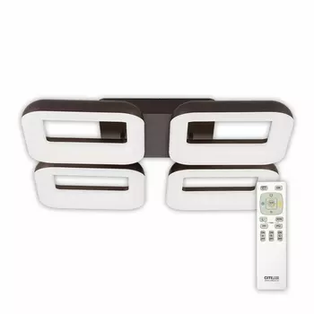 Потолочная люстра светодиодная с управлением смарфоном и пультом регулировка яркости цветовой температуры Citilux Паркер Смарт CL225A245E