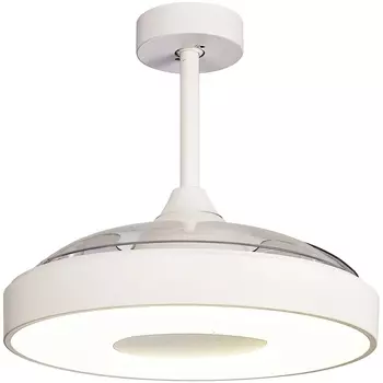 Потолочная люстра с пультом светодиодная с вентилятором Mantra Coin 8216