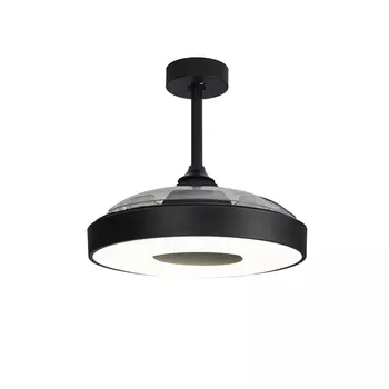 Потолочная люстра с пультом светодиодная с вентилятором Mantra Coin 8218