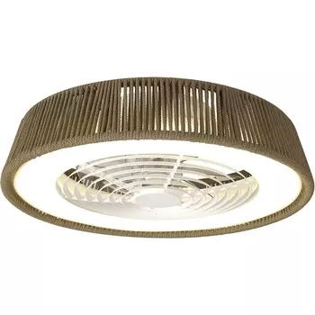 Потолочная люстра с пультом светодиодная с вентилятором Mantra Polinesia 8227