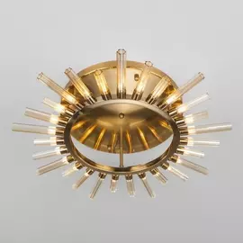 Потолочная люстра светодиодная Bogate's Sole 561 золотая бронза