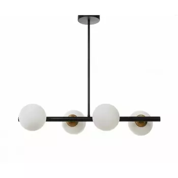 Потолочная люстра светодиодная LDP 7001-4 BK+MD Lumina Deco Torica