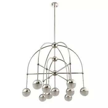 Потолочная люстра светодиодная SP-PL6+3+1 NICKEL Crystal Lux Truena