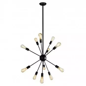 Потолочная люстра молекулы iLamp Twins Loft209-12B