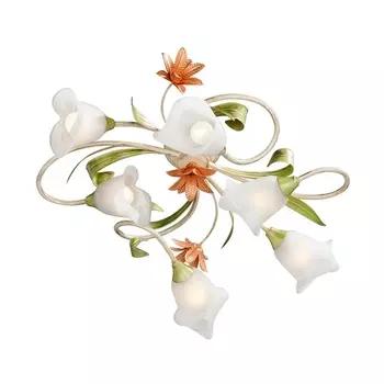 Потолочная люстра Vitaluce V1532/6PL с цветами