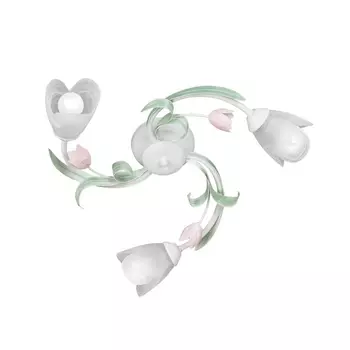 Потолочная люстра Vitaluce V1541/3PL с цветами