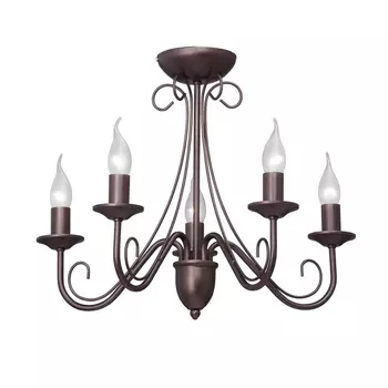 Потолочная люстра Vitaluce V1659/5PL в виде свечи