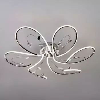 Потолочная светодиодная люстра 90082/6 Eurosvet Venzel хром