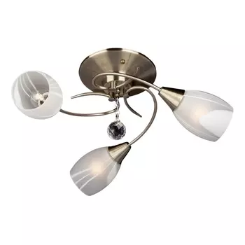 Потолочная люстра 30100/3 античная Eurosvet Virginia бронза