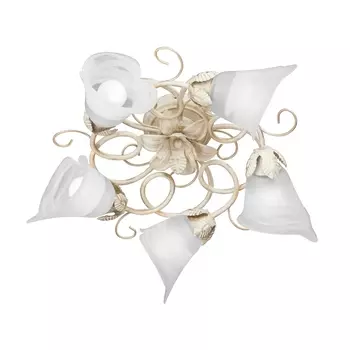 Потолочная люстра Vitaluce V1646/5PL с цветами