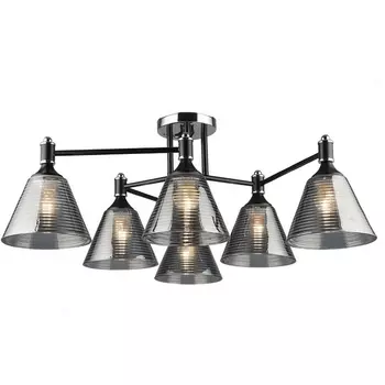 Потолочная люстра Wedo Light Anneta WD3619/6C-BK-CR-SMK