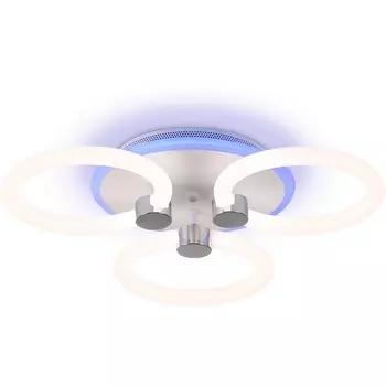 Потолочная RGB светодиодная люстра с пультом управления Ambrella Acrylica FA3838