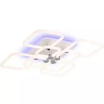 Потолочная RGB светодиодная люстра с пультом управления Ambrella Acrylica FA3866