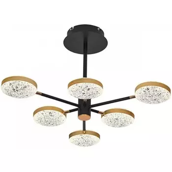 Потолочная светодиодная люстра на штанге 84Вт, пульт ДУ, 3200К+6500К Imex PLC-7050-780