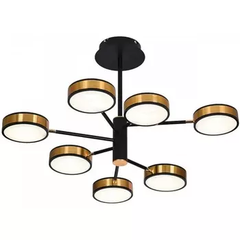 Потолочная светодиодная люстра на штанге 98Вт, пульт ДУ, 3200К+6500К Imex PLC-7049-850