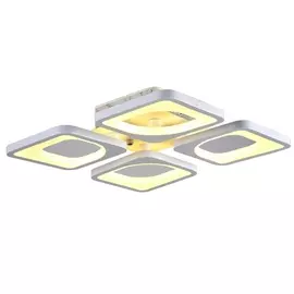 Потолочная светодиодная люстра с пультом Квадро 08110D (Kink Light)