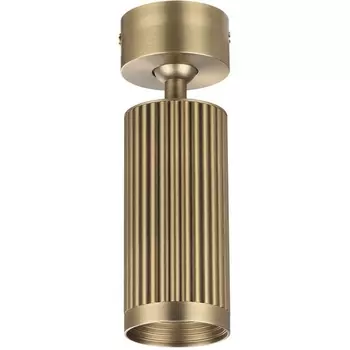 Потолочный спот поворотный на 360 Odeon Light Manchester 7013/1C металл/латунь LED GU10 10W 220V