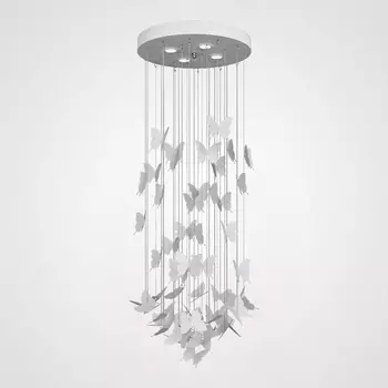 Потолочный светильник Night Butterflies Chandelier D30 H80 ImperiumLoft 40,208 (189534-22)