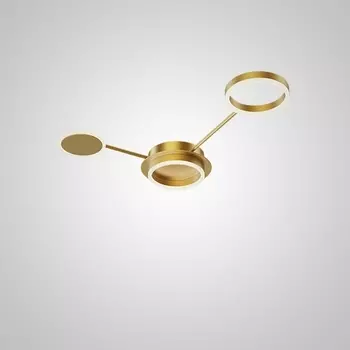 Потолочный светильник LED Aldan L75 Brass Imperiumloft Aldan01 (231133-23) ImperiumLoft