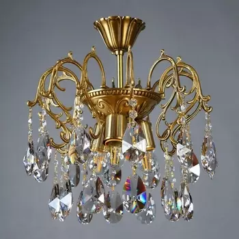 Потолочный светильник Ambiente Alicante 8888/3 PL AB Honey Leaf