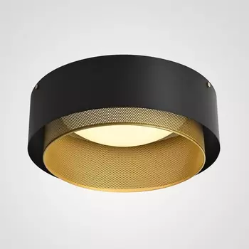 Потолочный светодиодный светильник круглый с пультом Casing C 38 Черный Imperiumloft Casing-C01 (189556-26) ImperiumLoft