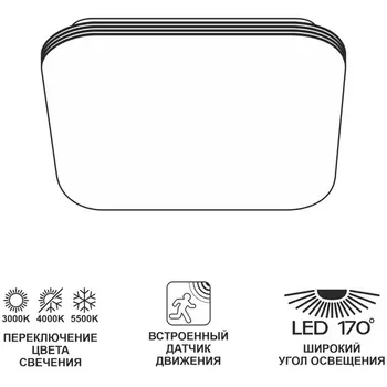 Потолочный светильник Citilux Симпла CL714K24SV